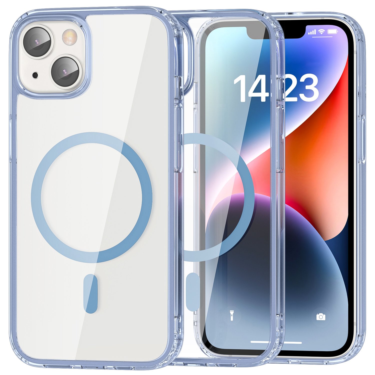 ColorPop iPhone 14 Skal CH MagSafe Transparent/Ljus