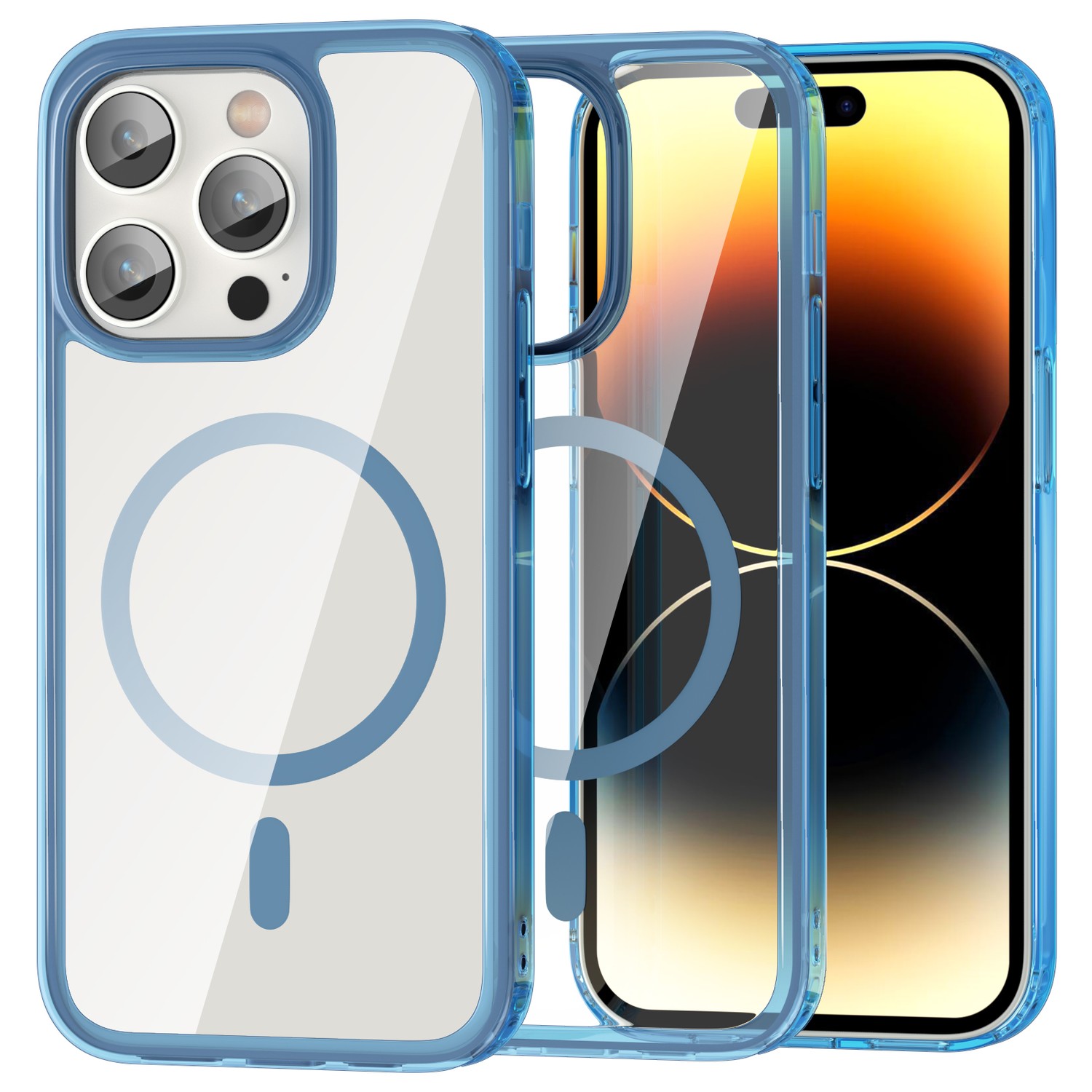 ColorPop iPhone 14 Pro Skal CH MagSafe Transparent
