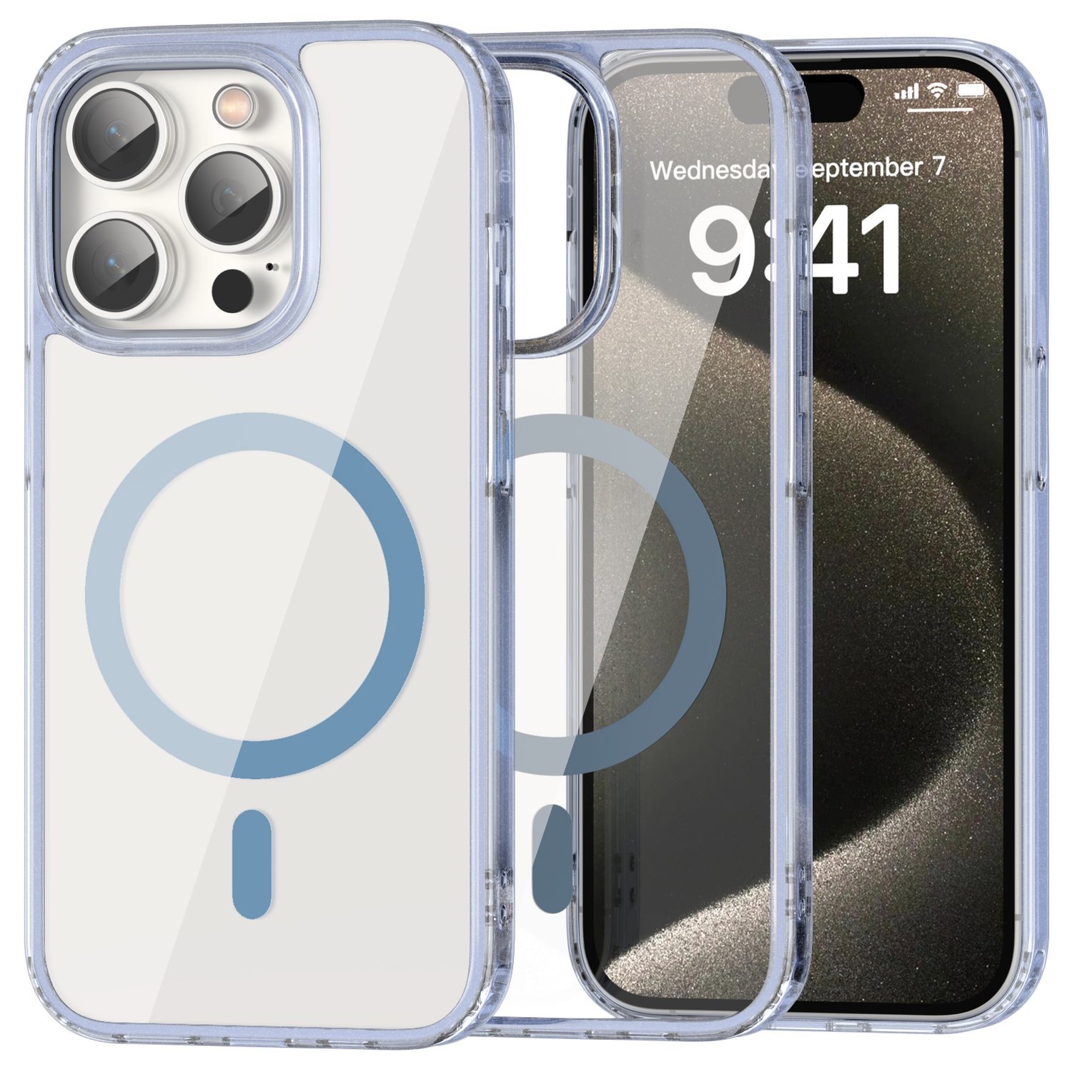 ColorPop iPhone 15 Pro Skal CH MagSafe Transparent/Ljus