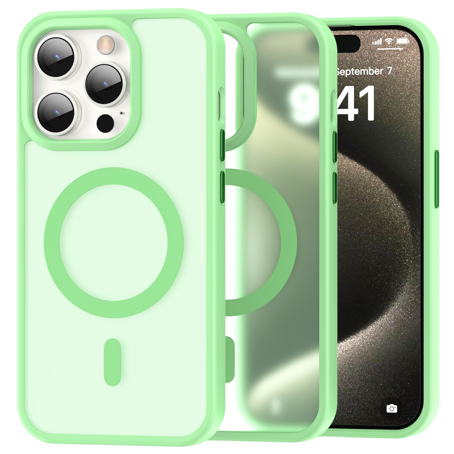 ColorPop iPhone 15 Pro Max Skal CH MagSafe Matt Ljus