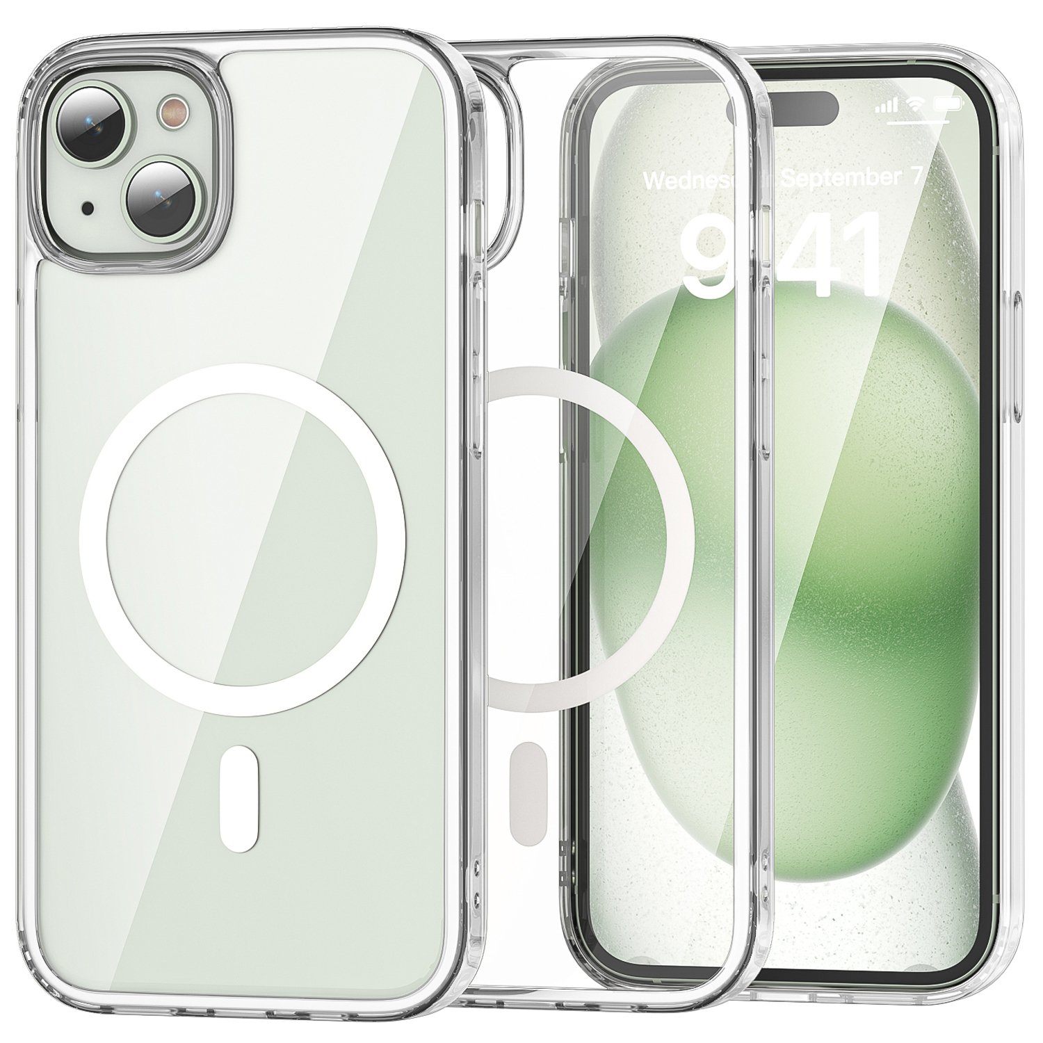 ColorPop iPhone 15 Plus Skal CH MagSafe Transparent