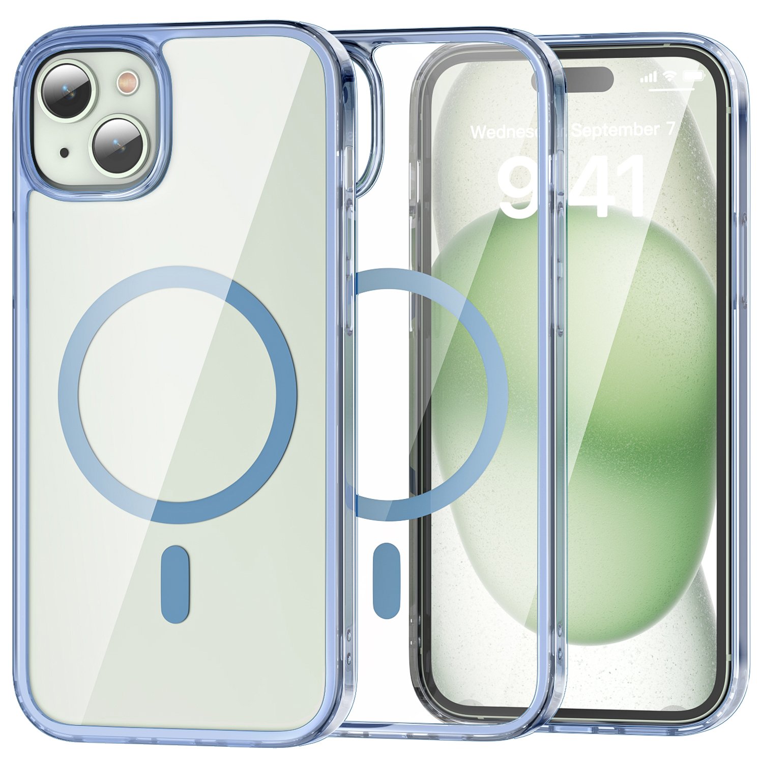 ColorPop iPhone 15 Plus Skal CH MagSafe Transparent/Ljus