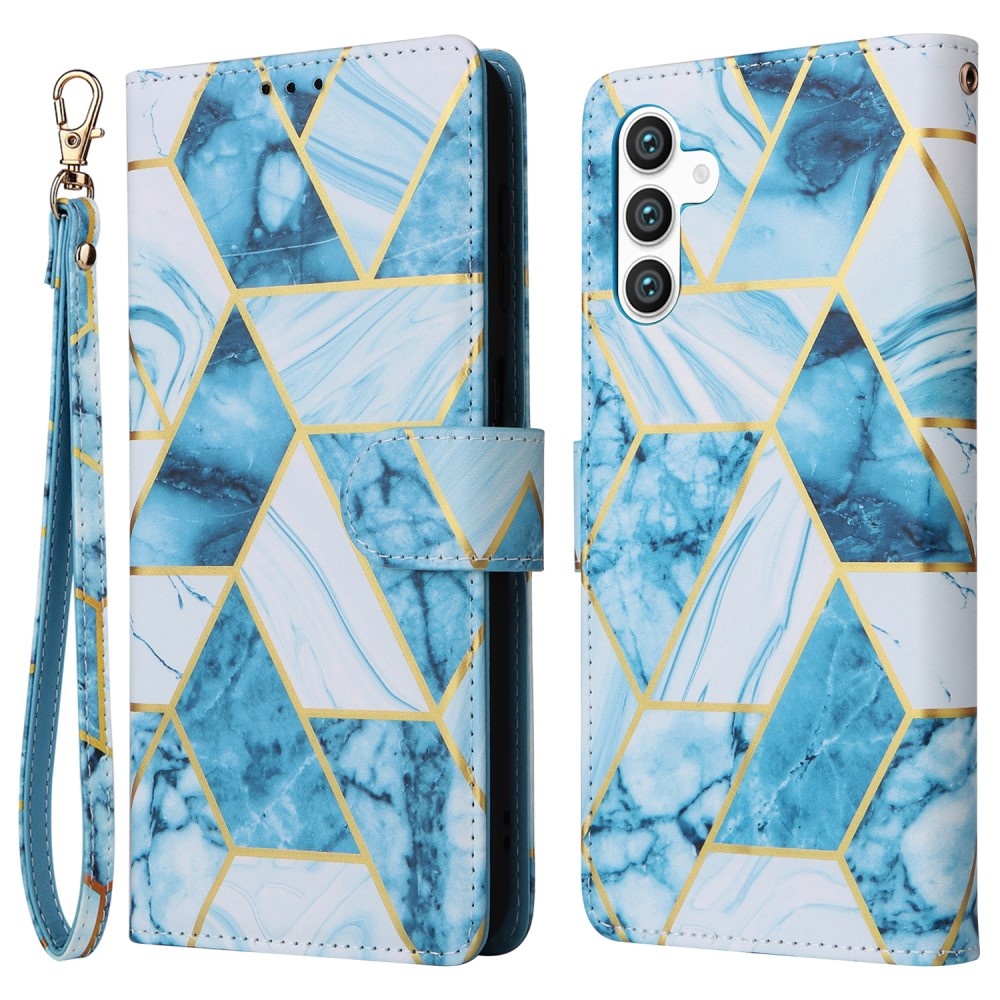 Galaxy S24 Plus Fodral Läder Marmor