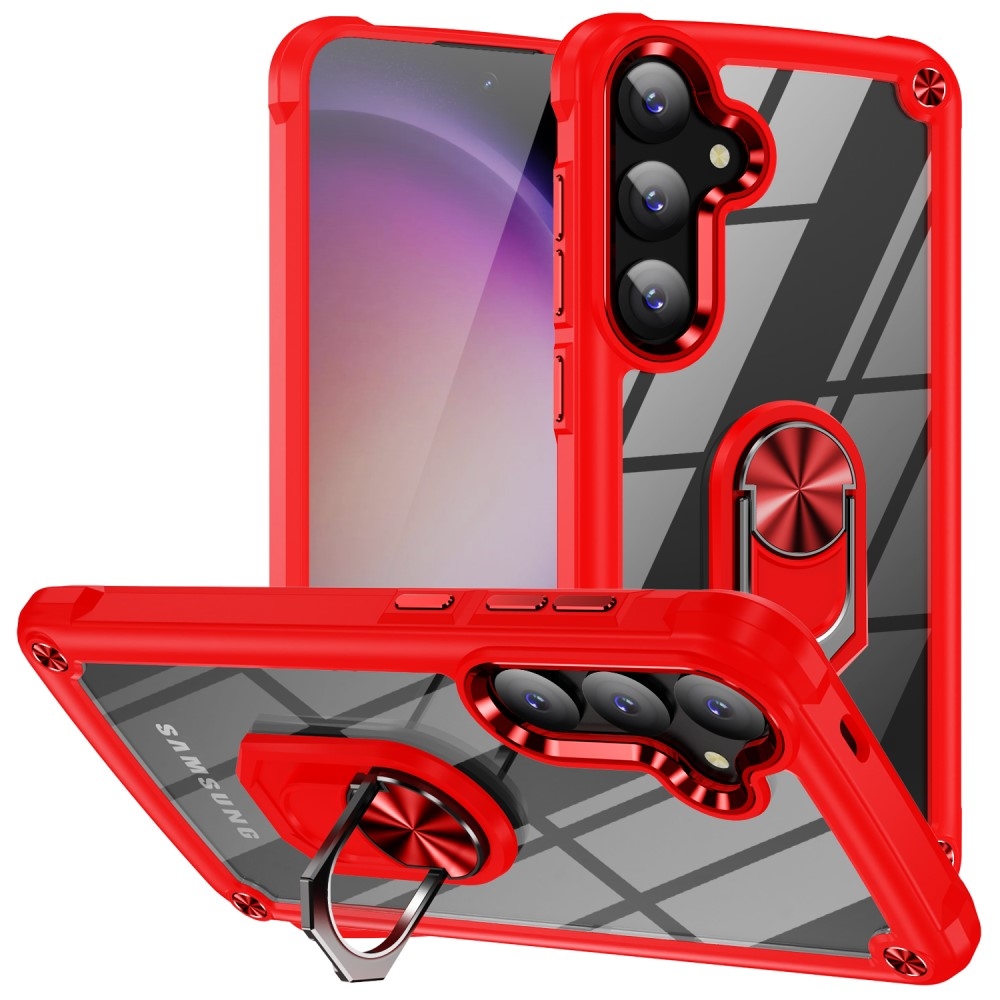 Galaxy S24 Plus Skal Shockproof Ring Hybrid