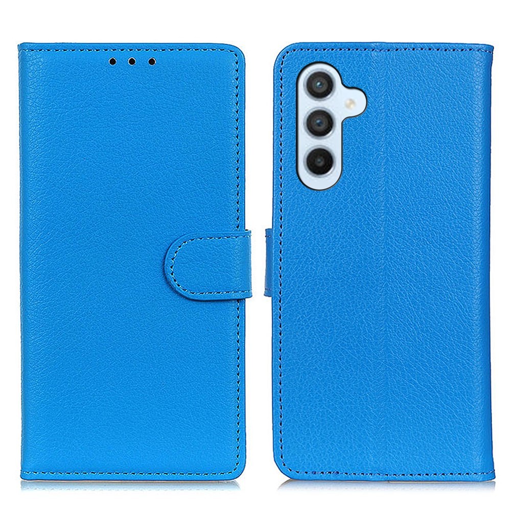 Galaxy A35 Fodral Litchi Läder