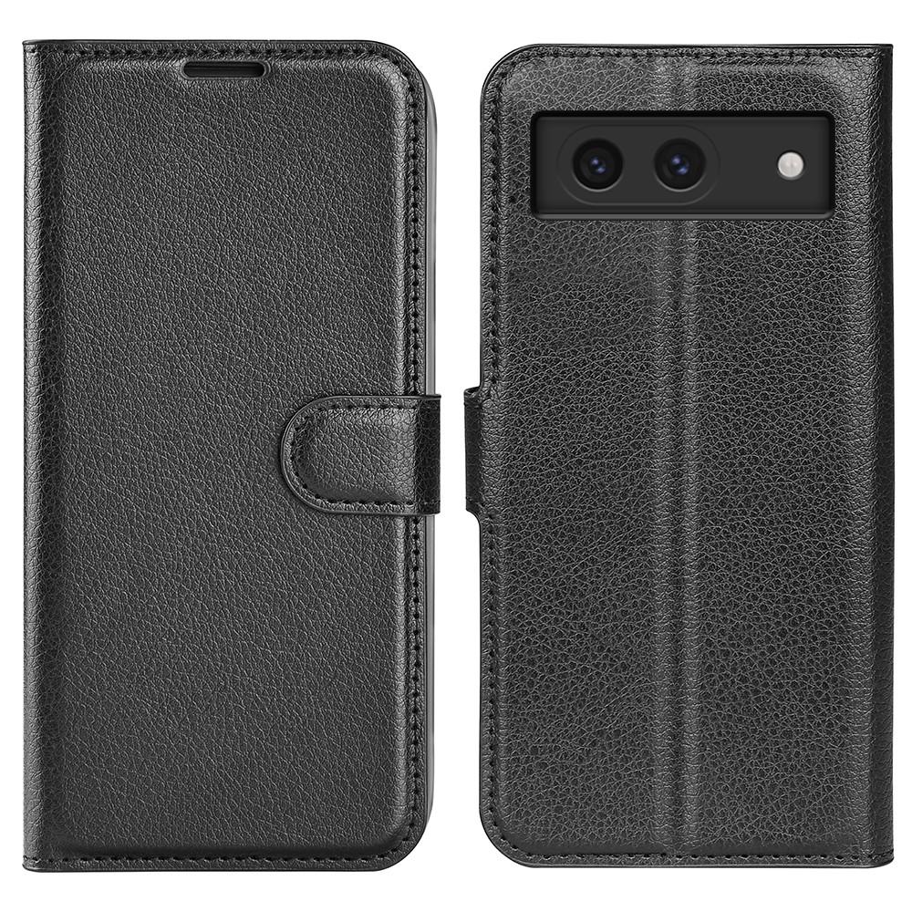 Pixel 8A Litchi Läder Fodral