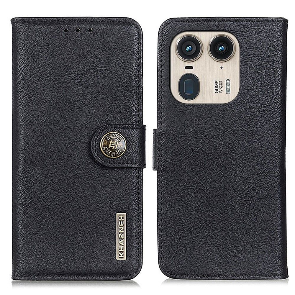 KHAZNEH Motorola Edge 50 Ultra Läder Fodral