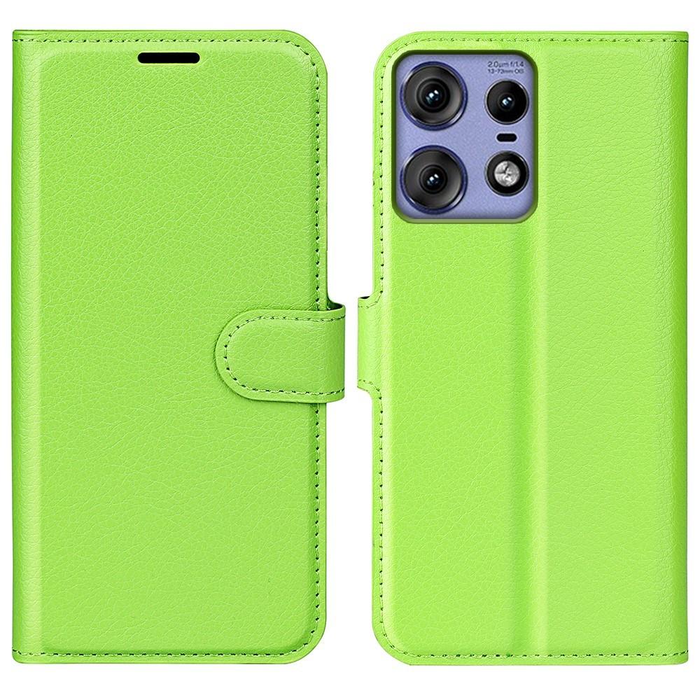 Edge 50 Pro Litchi Läder Fodral