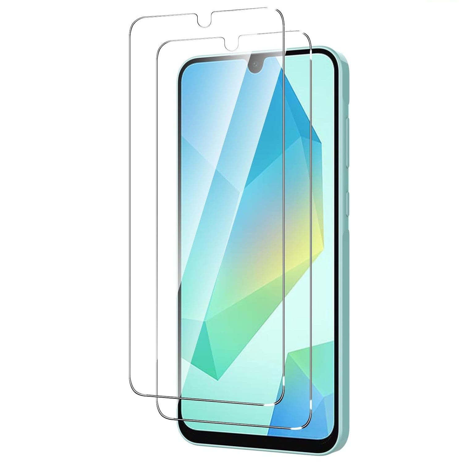 2-Pack Samsung Galaxy A16 / A16 5G Skärmskydd i Härdat Glas