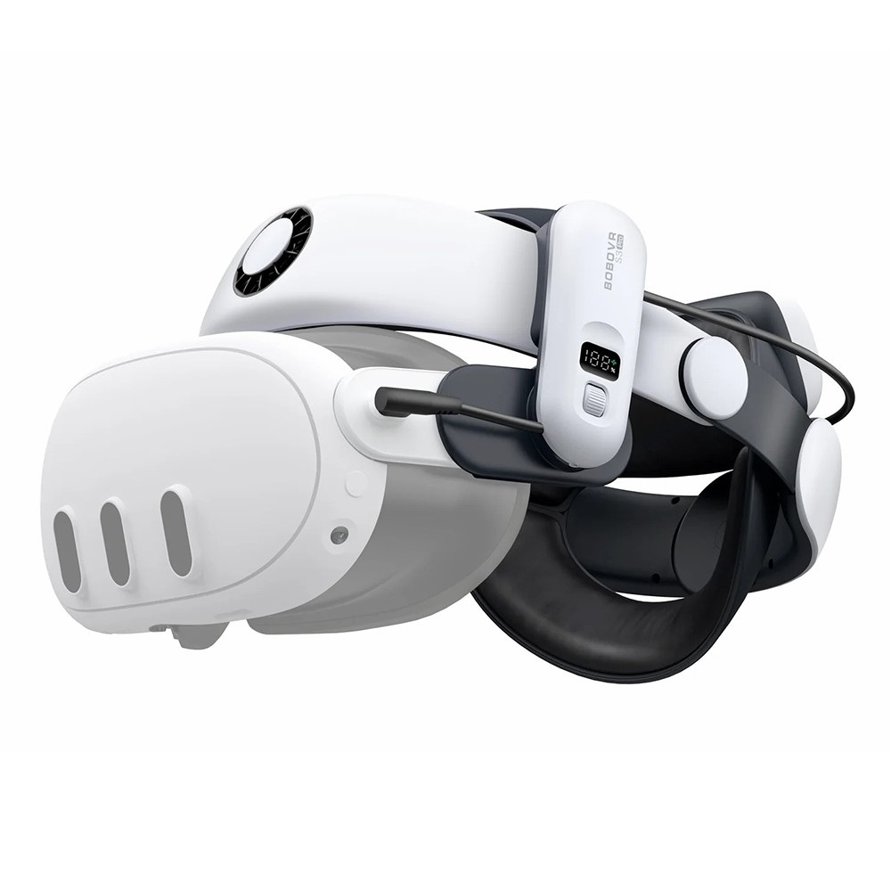 BOBOVR S3 Pro Meta Quest 3/3S Huvudband Inkl. 10000 mAh Batteripaket