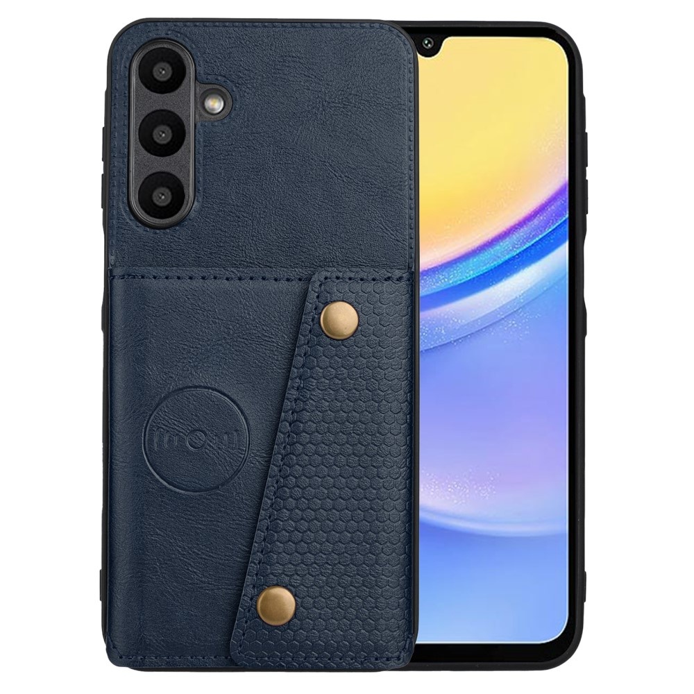 Samsung Galaxy A26 5G Skal Läder Med Kortfack Och Magnet