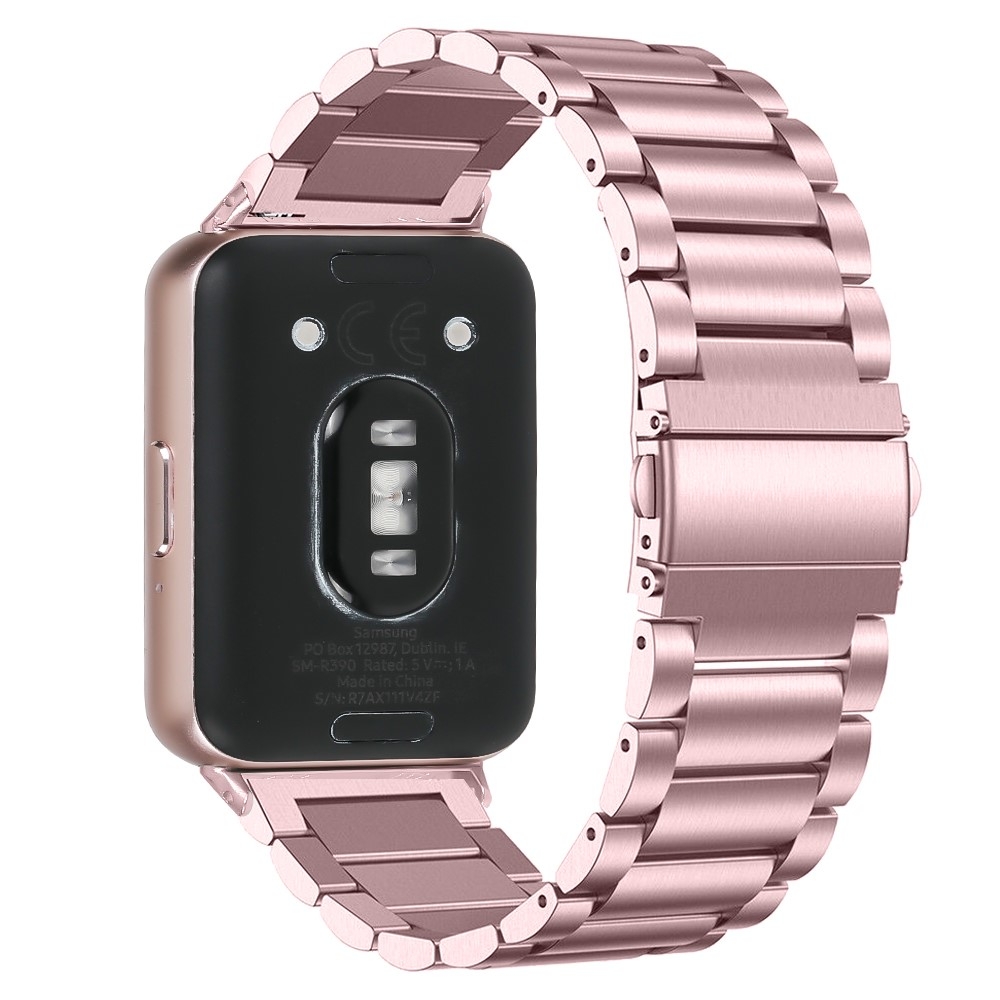 Samsung Galaxy Watch Fit 3 Armband Rostfritt Stål Roséguld