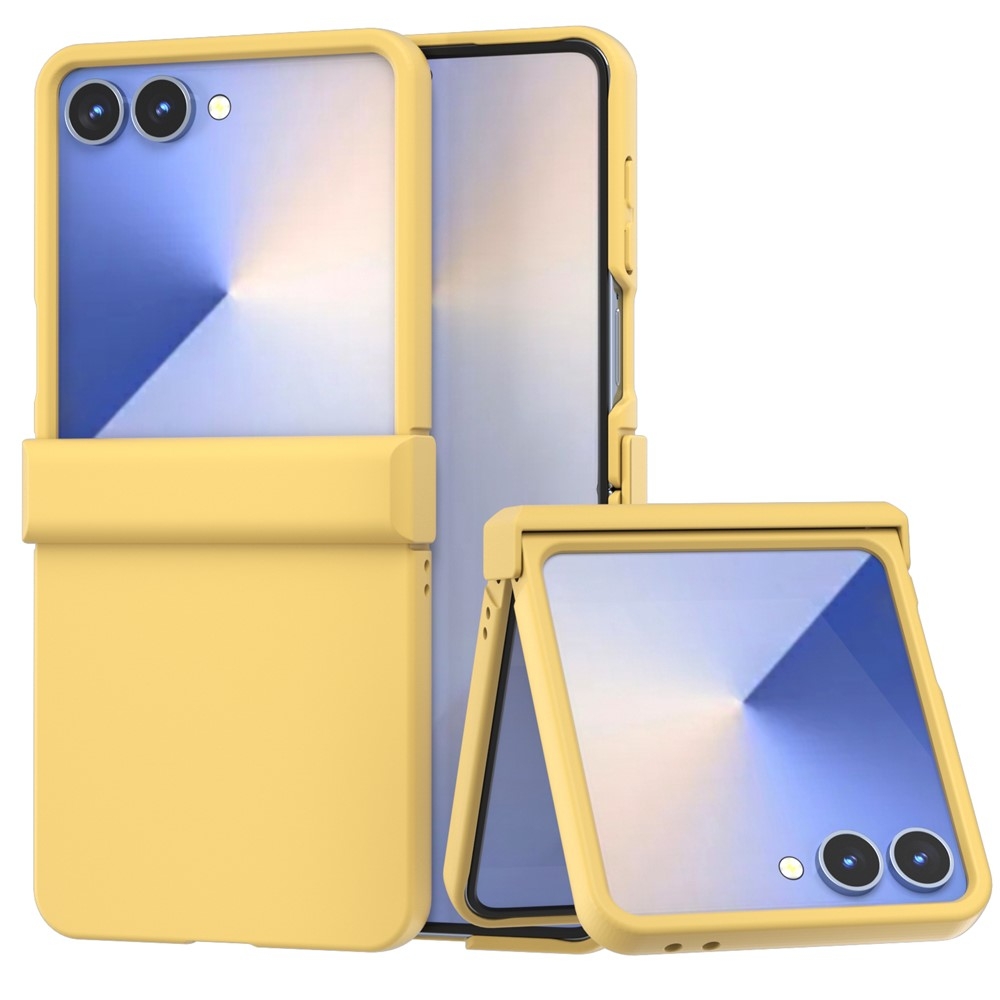 ABEEL Samsung Galaxy Z Flip 7 Skal Skin Feel Gul