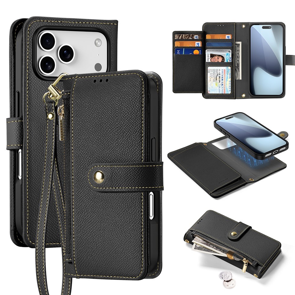 DUX DUCIS iPhone 17 Pro 2in1 Magnet Fodral Lawa Series Svart