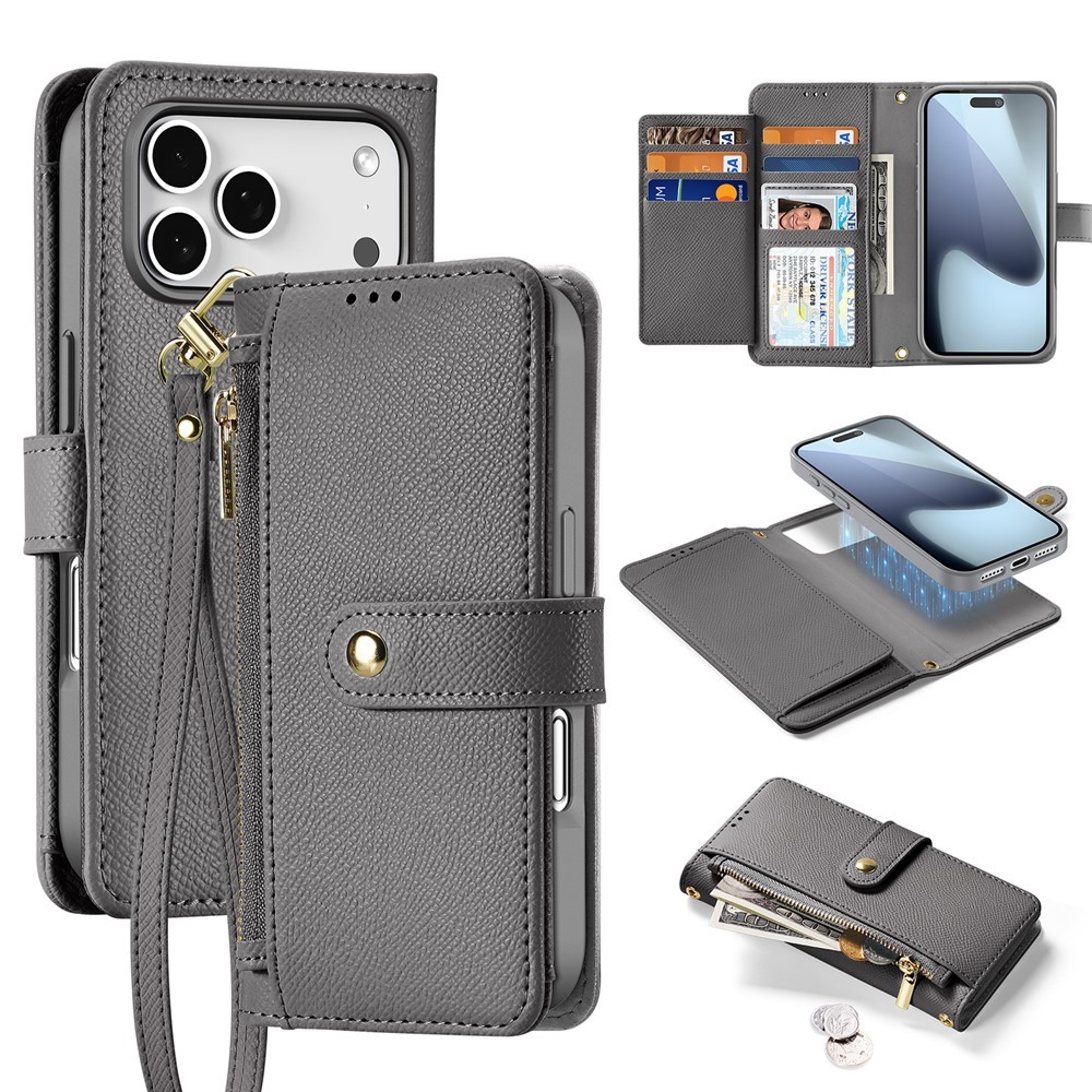 DUX DUCIS iPhone 17 Pro Max 2in1 Magnet Fodral Lawa Series Grå