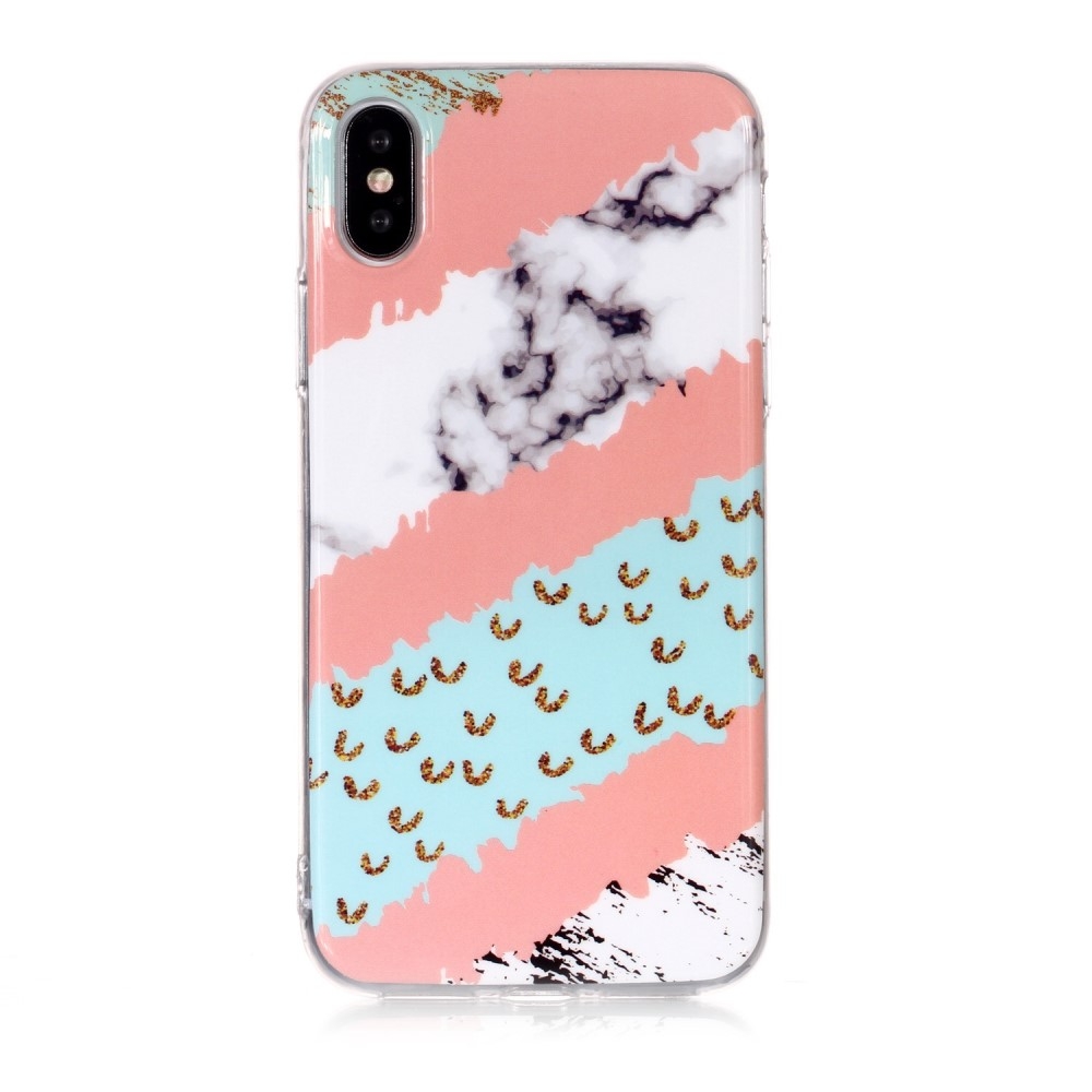 iPhone Xs Max - Marmor TPU Skal