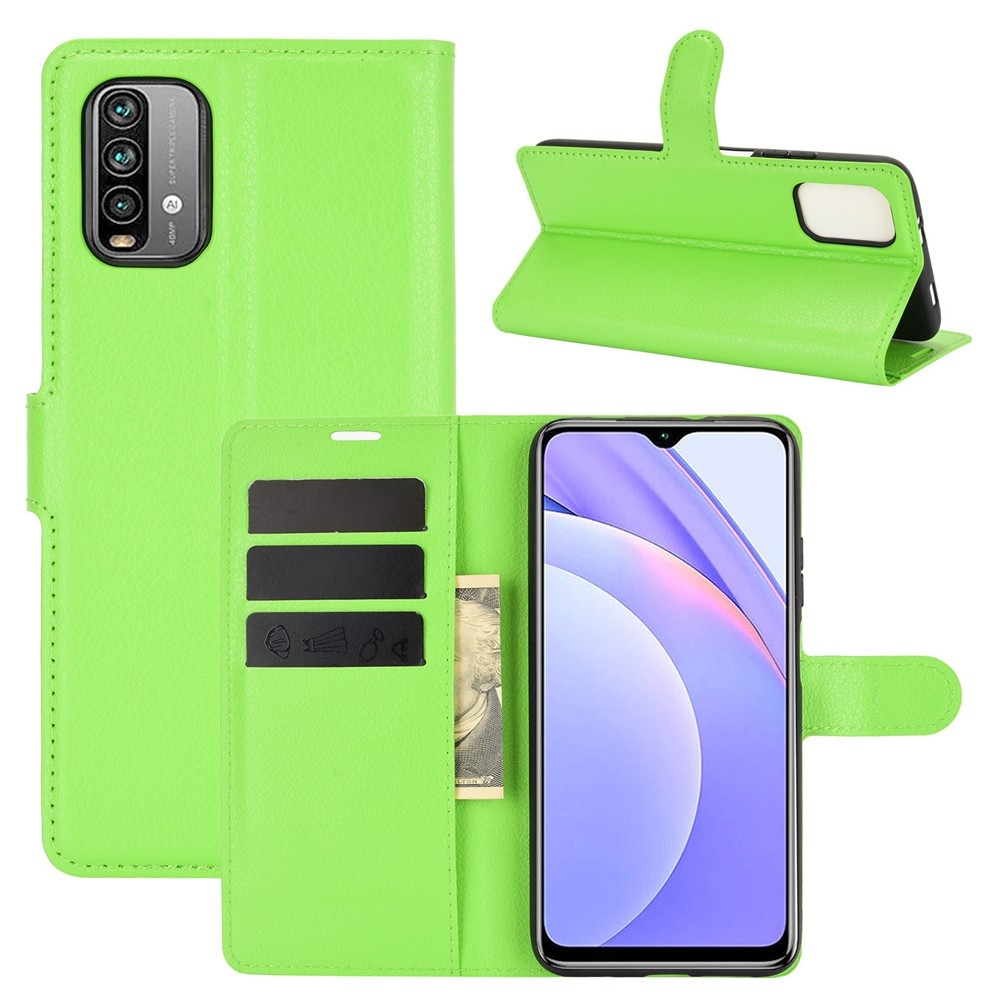 Redmi 9T - Litchi Läder Fodral