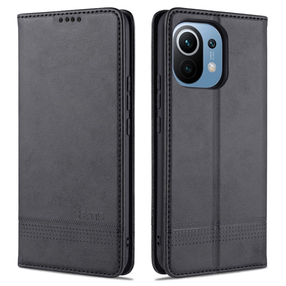 Mi 11 - AZNS Läder Flip Fodral