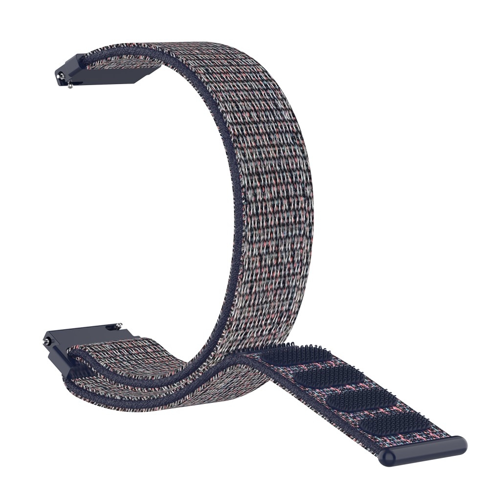 Nylon Armband Med Kardborreband Fäste - Blå (20 mm)