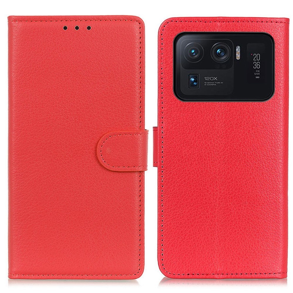 Mi 11 Ultra - Litchi Läder Fodral