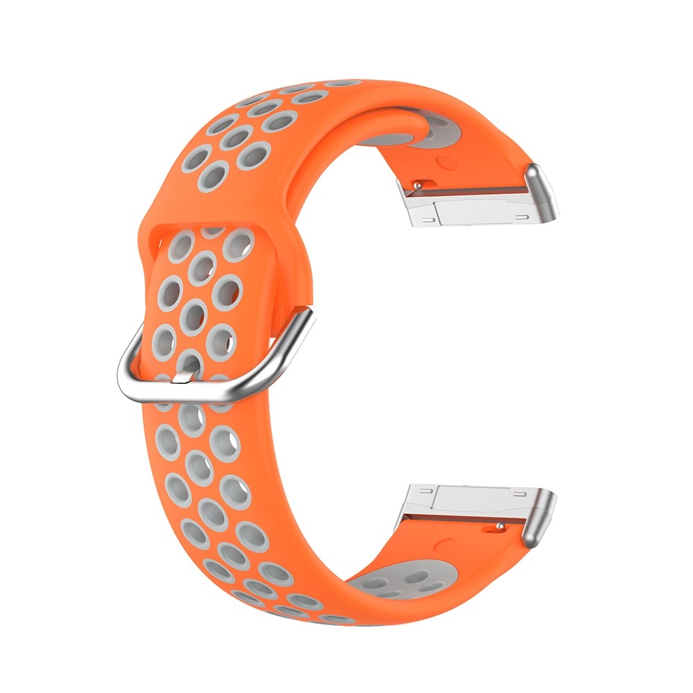 Silikon Träningsarmband Armband Versa 3/Fitbit Sense - Orange
