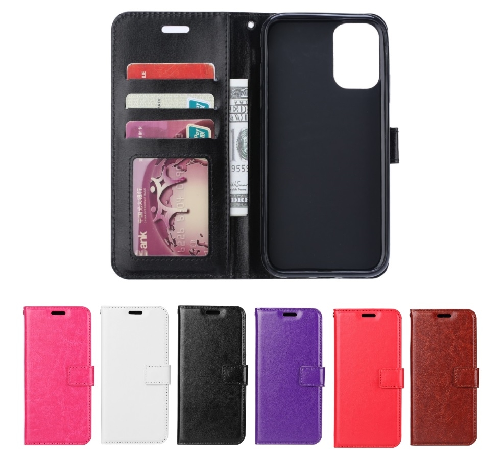 Samsung Galaxy A32 5G - Crazy Horse Plånboksfodral - Rosa