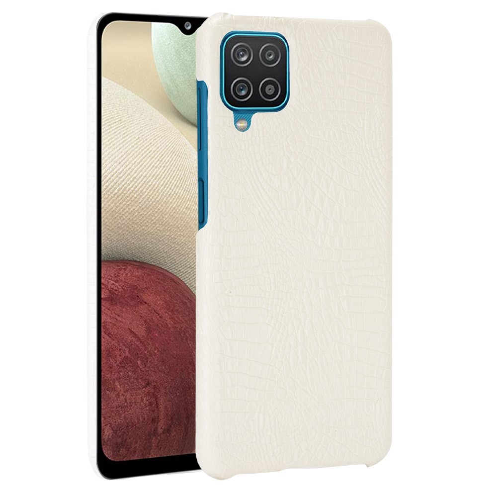 Galaxy A12 - Krokodil Textur Läder Skal