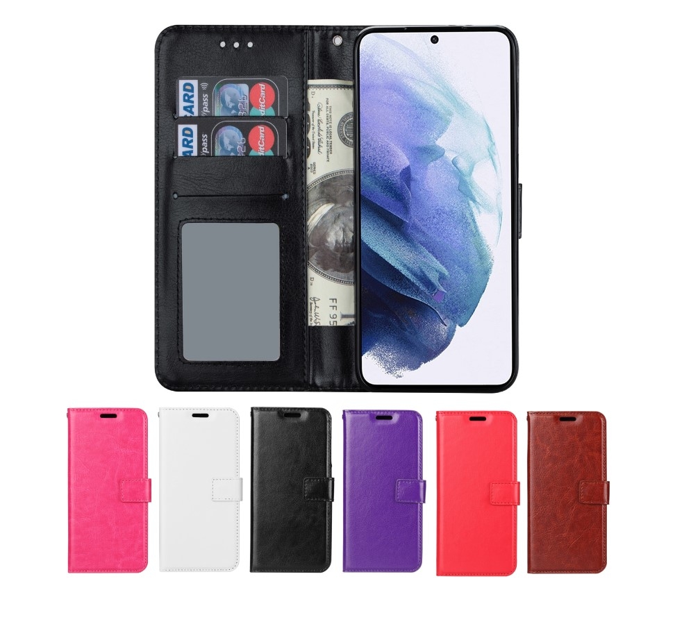 Samsung Galaxy A12 - Plånboksfodral - Röd