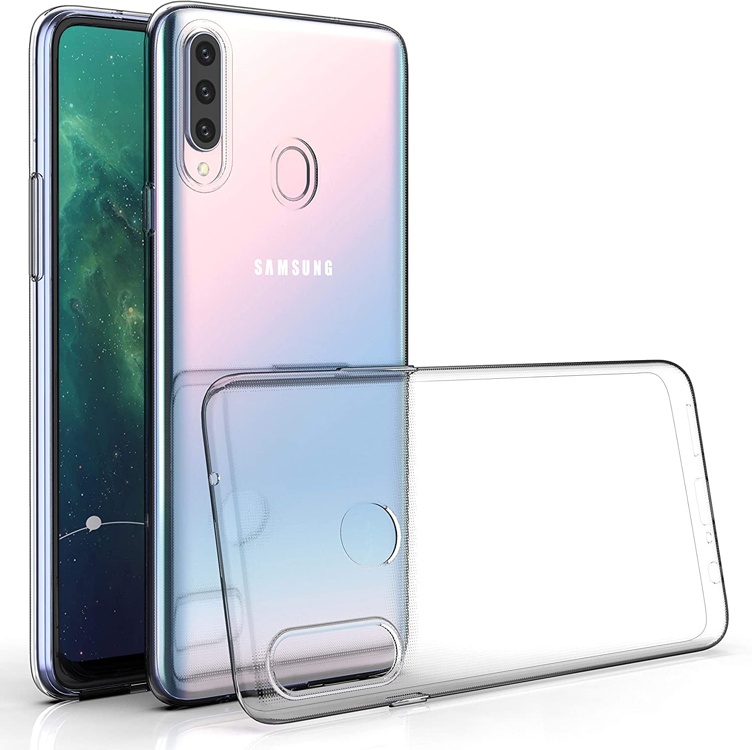 Galaxy A20s - Transparent TPU Skal