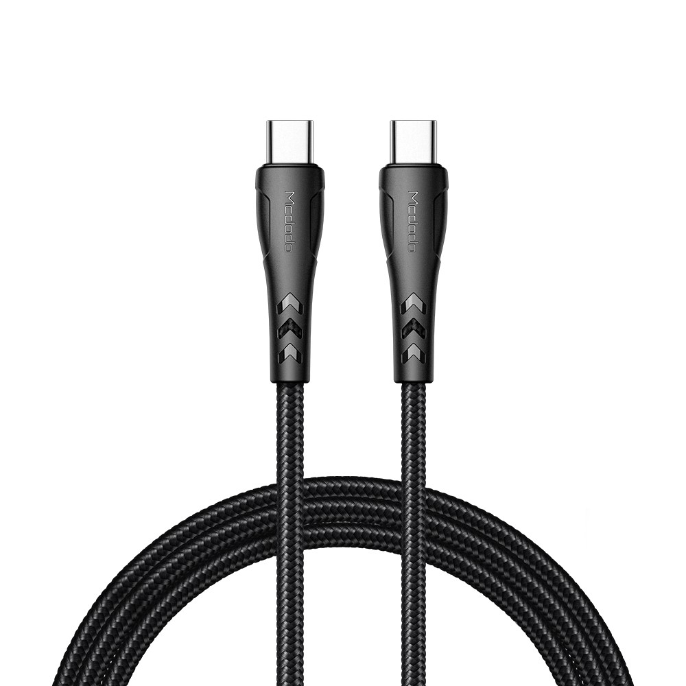 MCDODO Snabbladdare 1.2m USB-C - USB-C Nylon Kabel