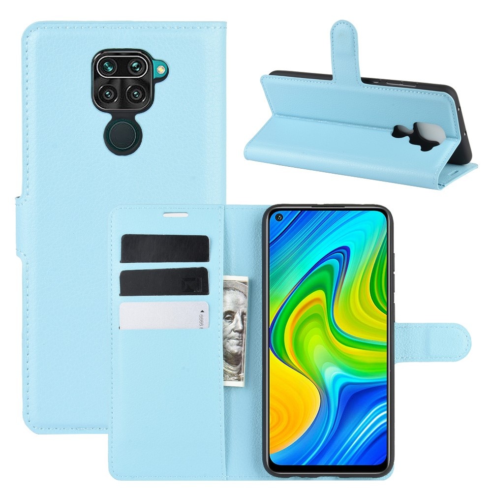 Redmi Note 9 - Litchi Plånboksfodral - Ljus