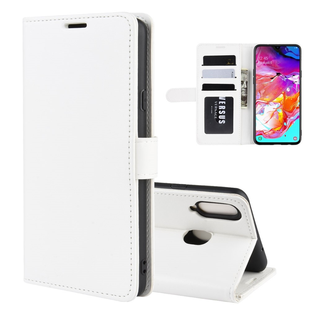 Galaxy A20s - Crazy Horse Plånboksfodral