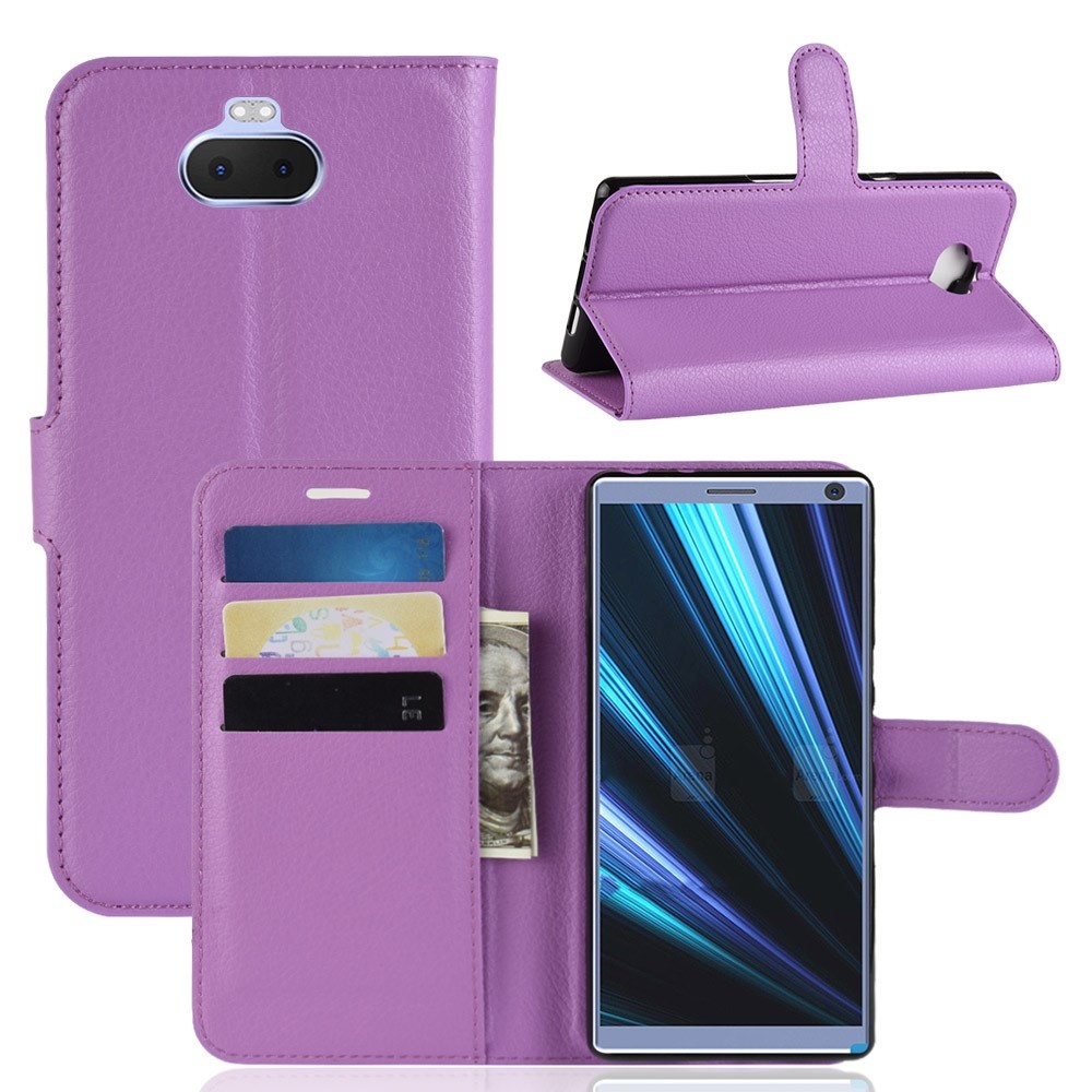 Xperia 10 Plus - Litchi Plånboksfodral