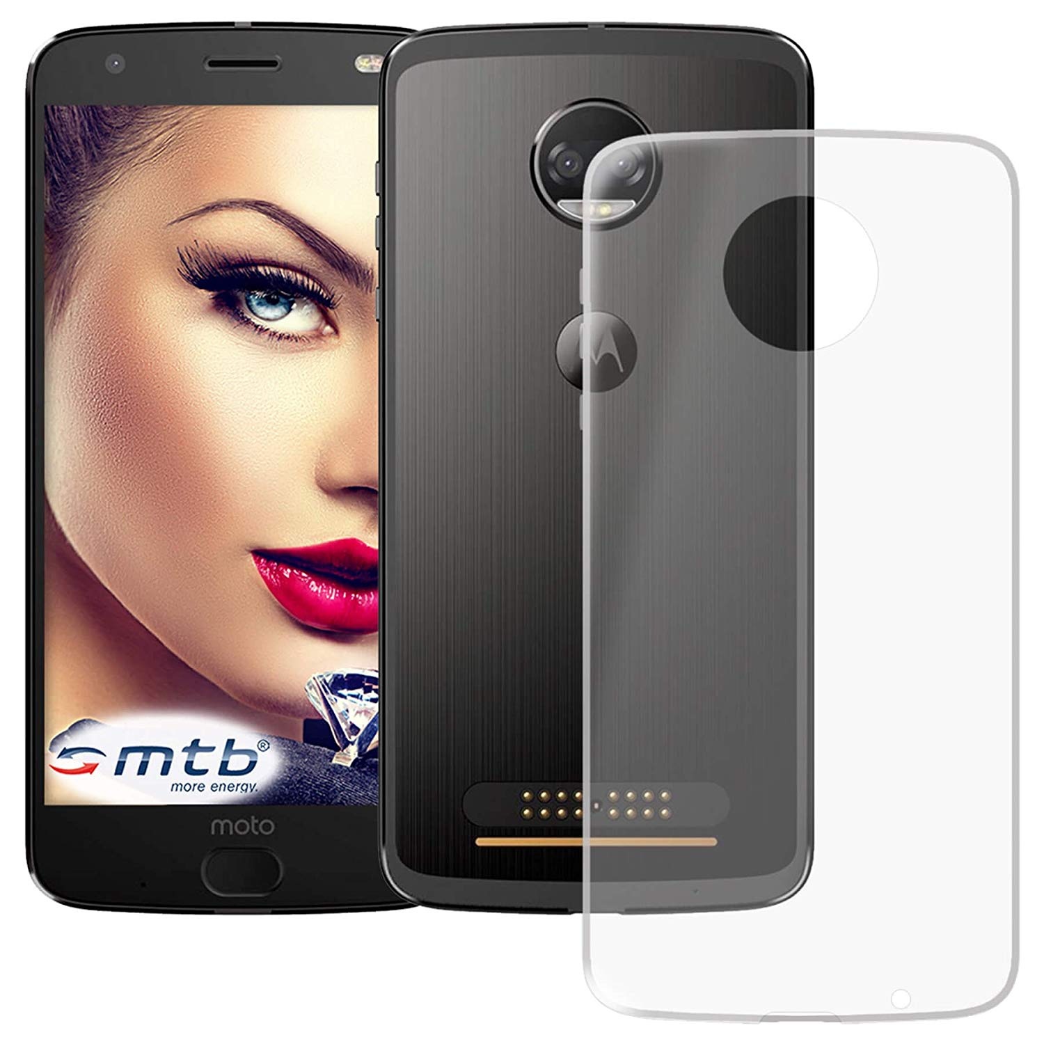 Moto Z2 Force - Transparent TPU Skal
