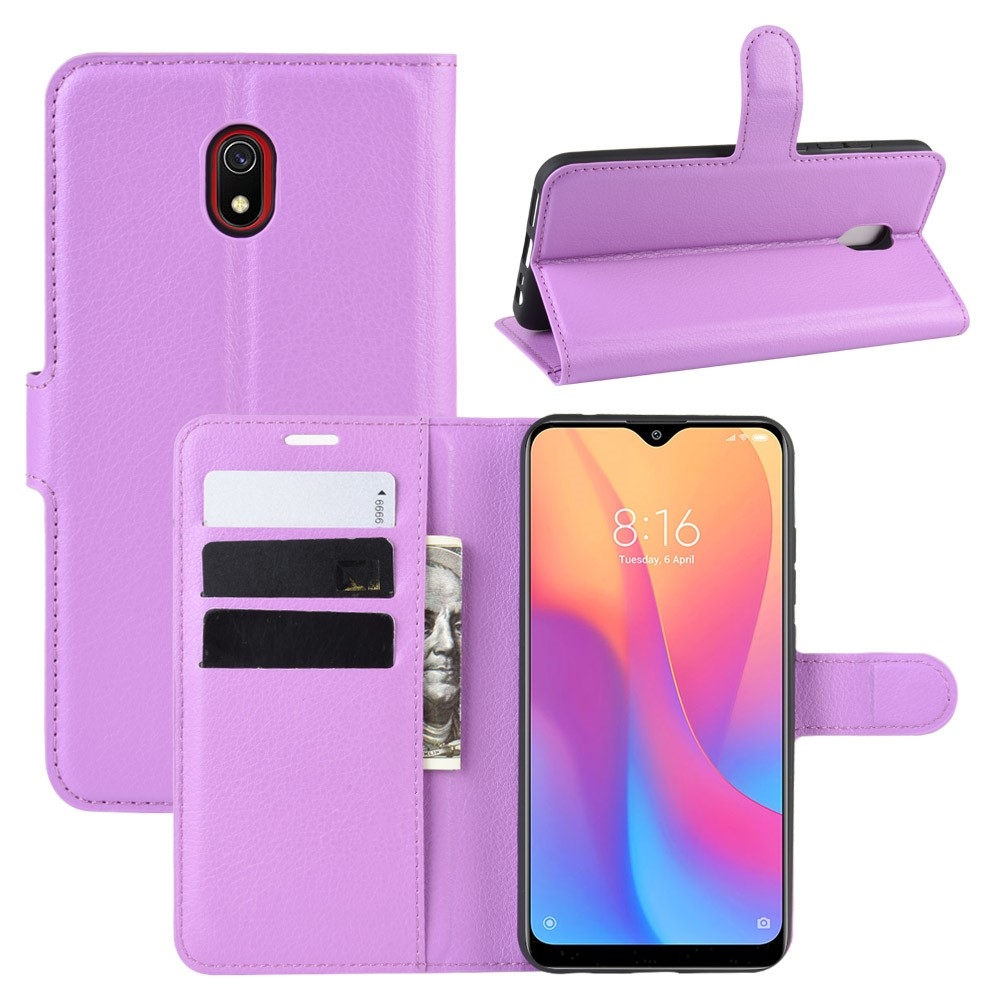 Redmi 8A - Litchi Plånboksfodral
