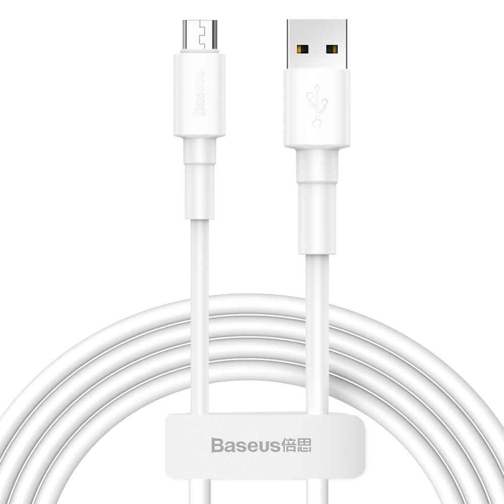 BASEUS USB till Micro-USB kabel, 1m, 2.4A