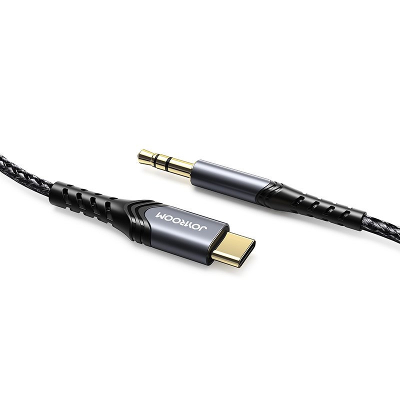 Joyroom 1m USB-C - 3.5 mm AUX Ljudkabel Nylon