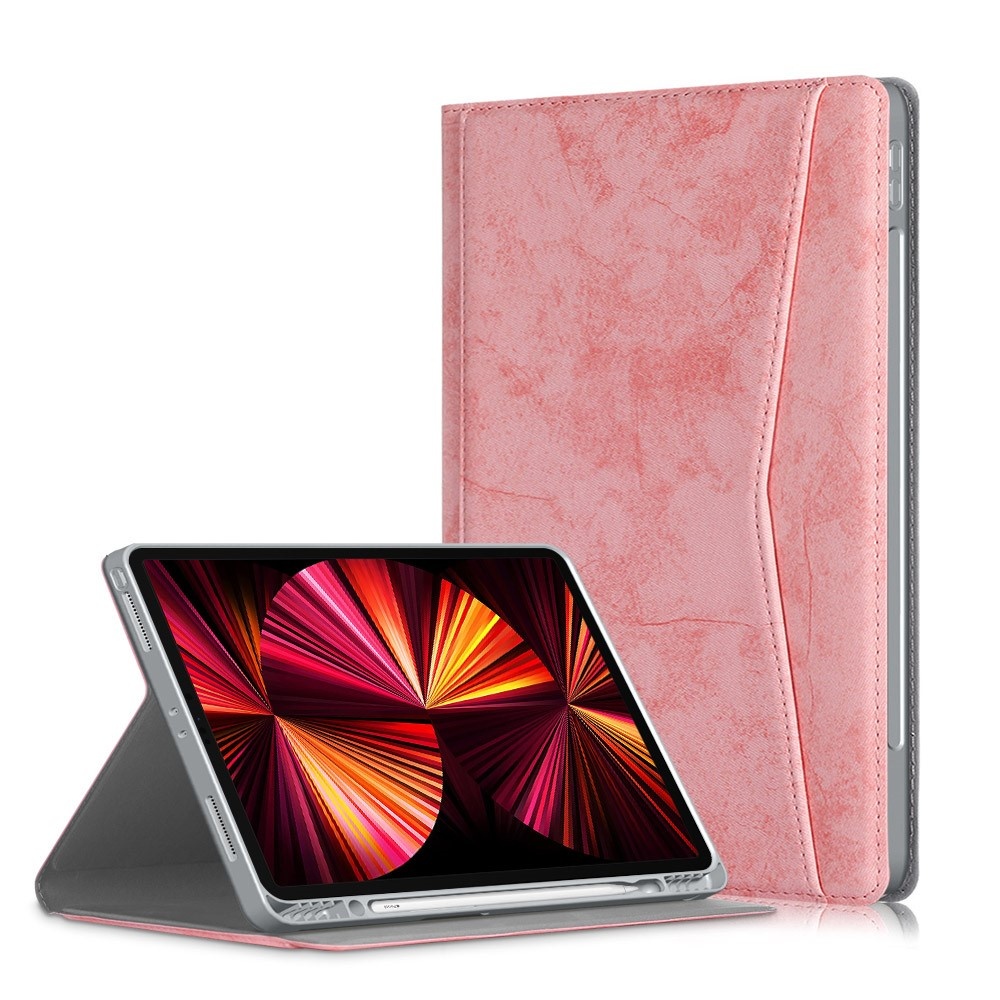 iPad Pro 12.9 (2018/2020/2021) - Fodral Med Frontficka Och Pennhållare