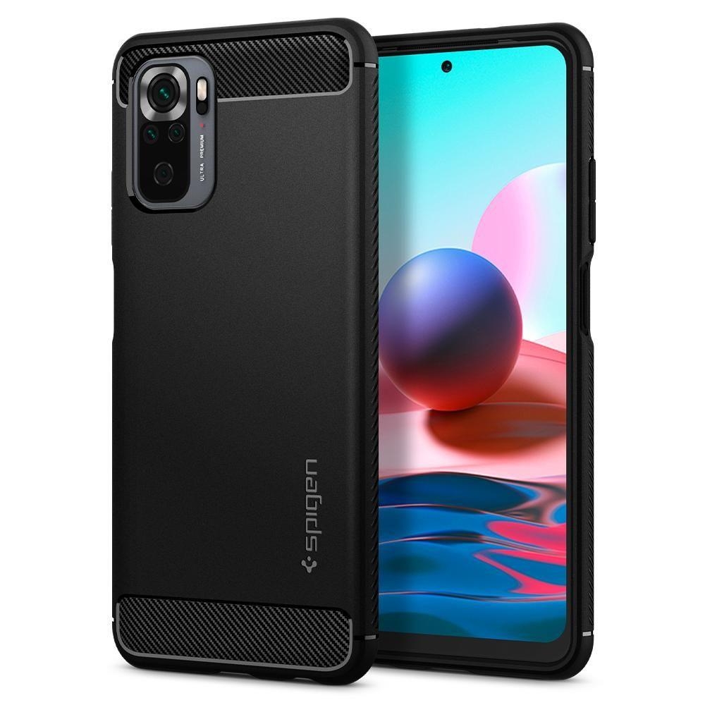 Redmi Note 10S - Spigen Rugged Armor Skal - Matt