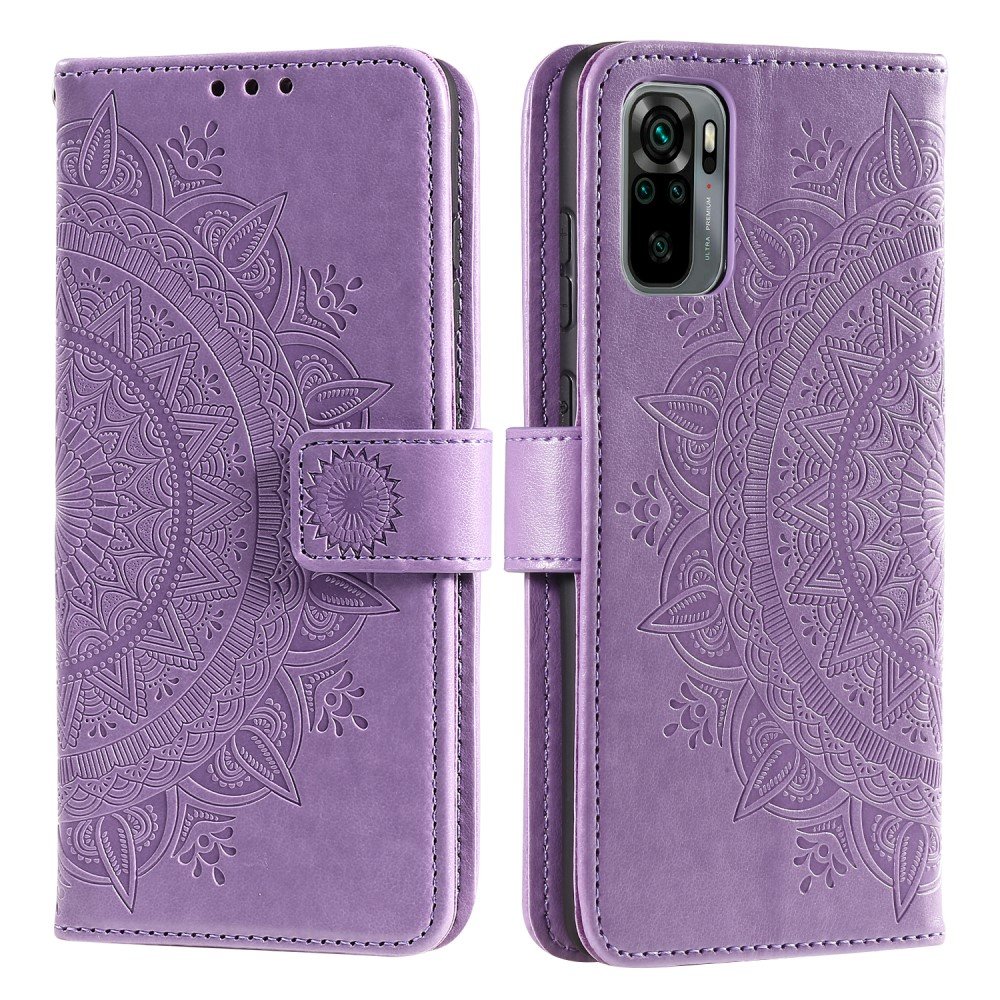 Redmi Note 10S - Mandala Läder Fodral