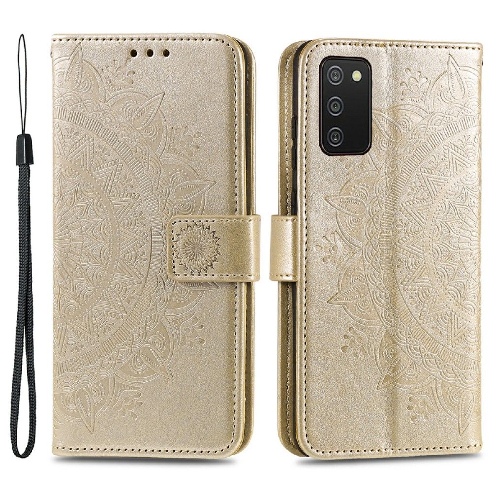 Galaxy A03s Fodral Mandala Läder