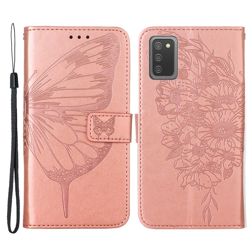Galaxy A03s Fodral Tryckt Butterfly