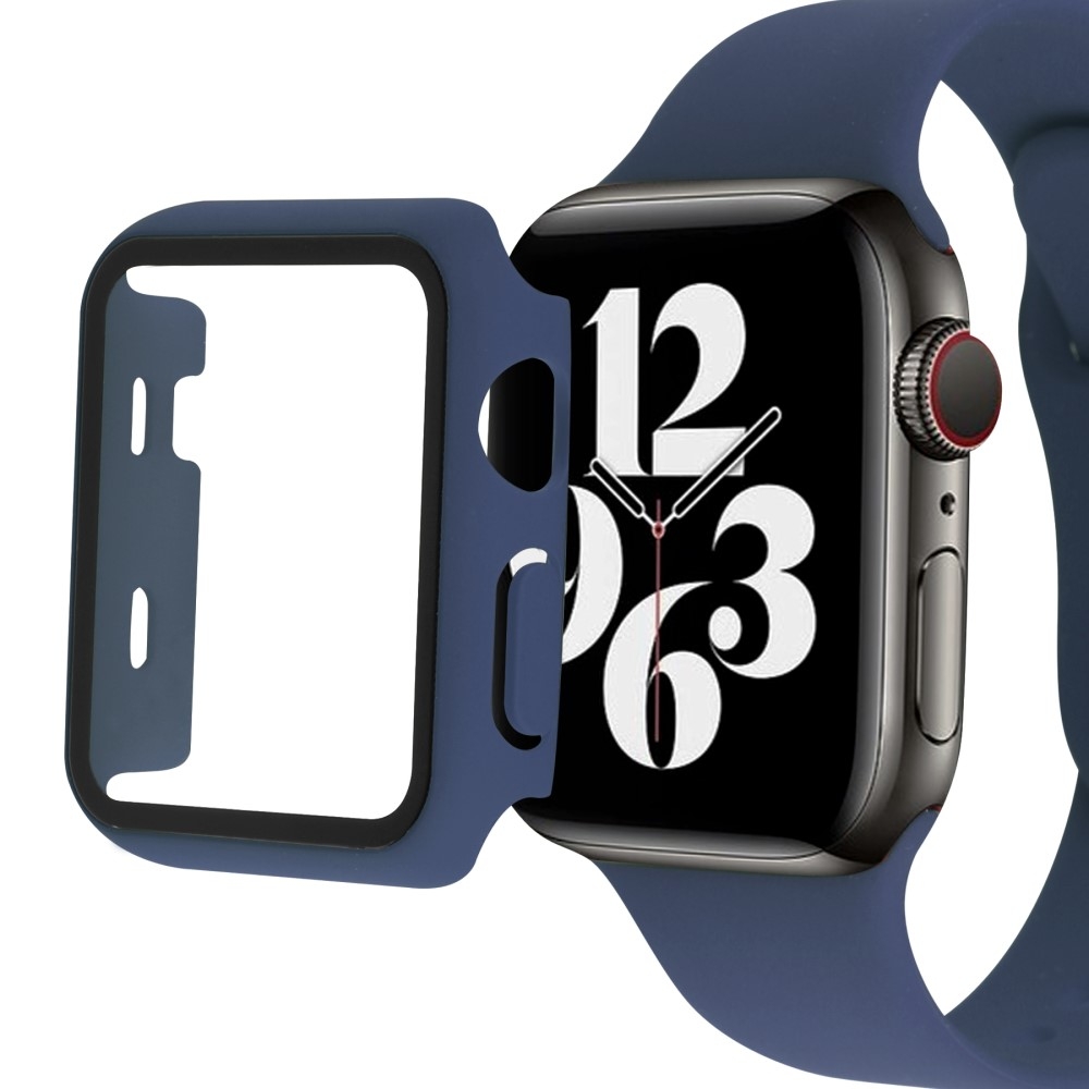 Silikon Armband + Skärmskydd Härdat Glas Apple Watch 41 mm
