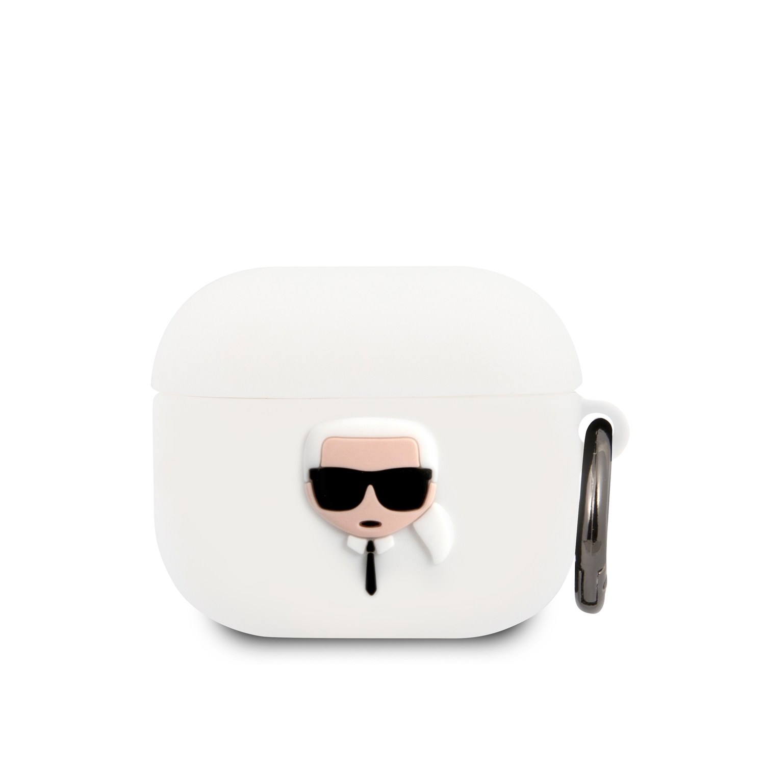 Karl Lagerfeld AirPods 3 Ikoniskt Silikon Skal Med Ring