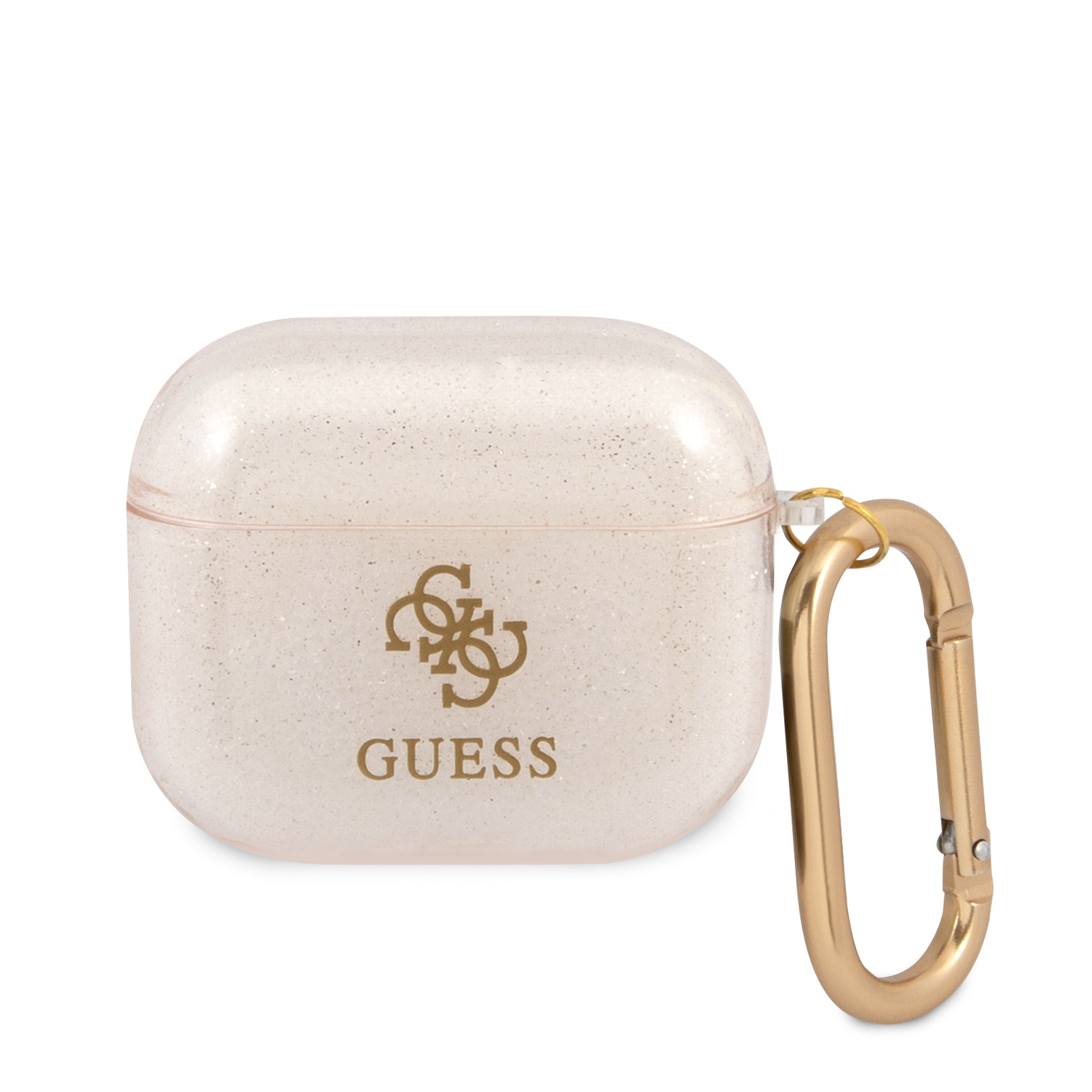 Guess AirPods 3 Skal TPU Glitter Karbinhake