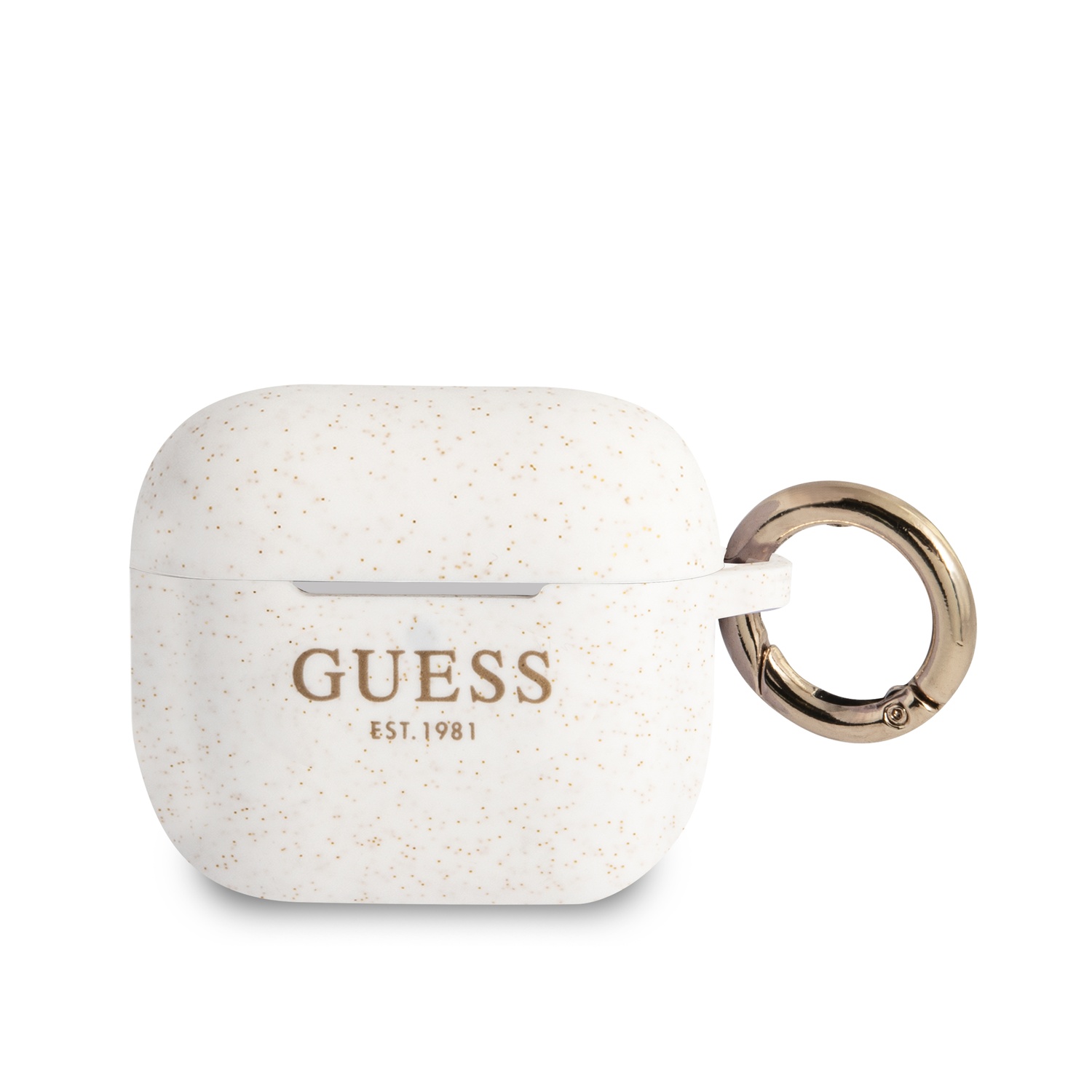 Guess AirPods 3 Skal Silikon Glitter Med Ring