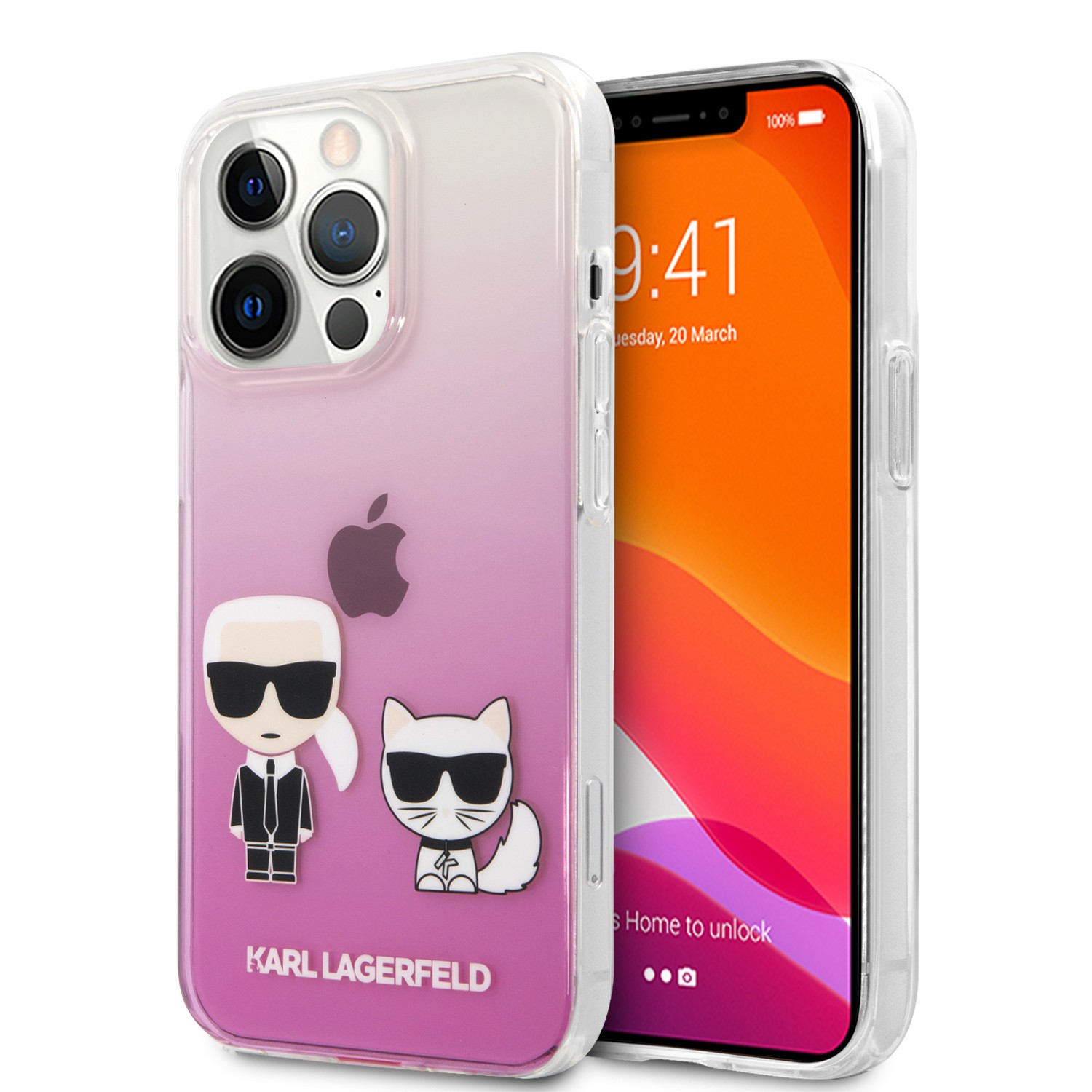 Karl Lagerfeld iPhone 13 Pro Skal Hybrid Karl & Choupette