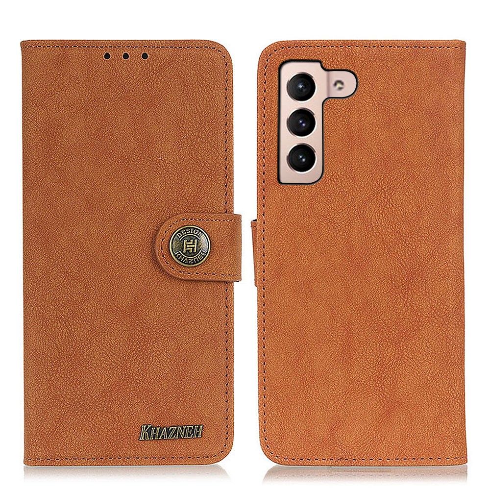 KHAZNEH Samsung Galaxy S22 Plus Fodral Retro Split Läder