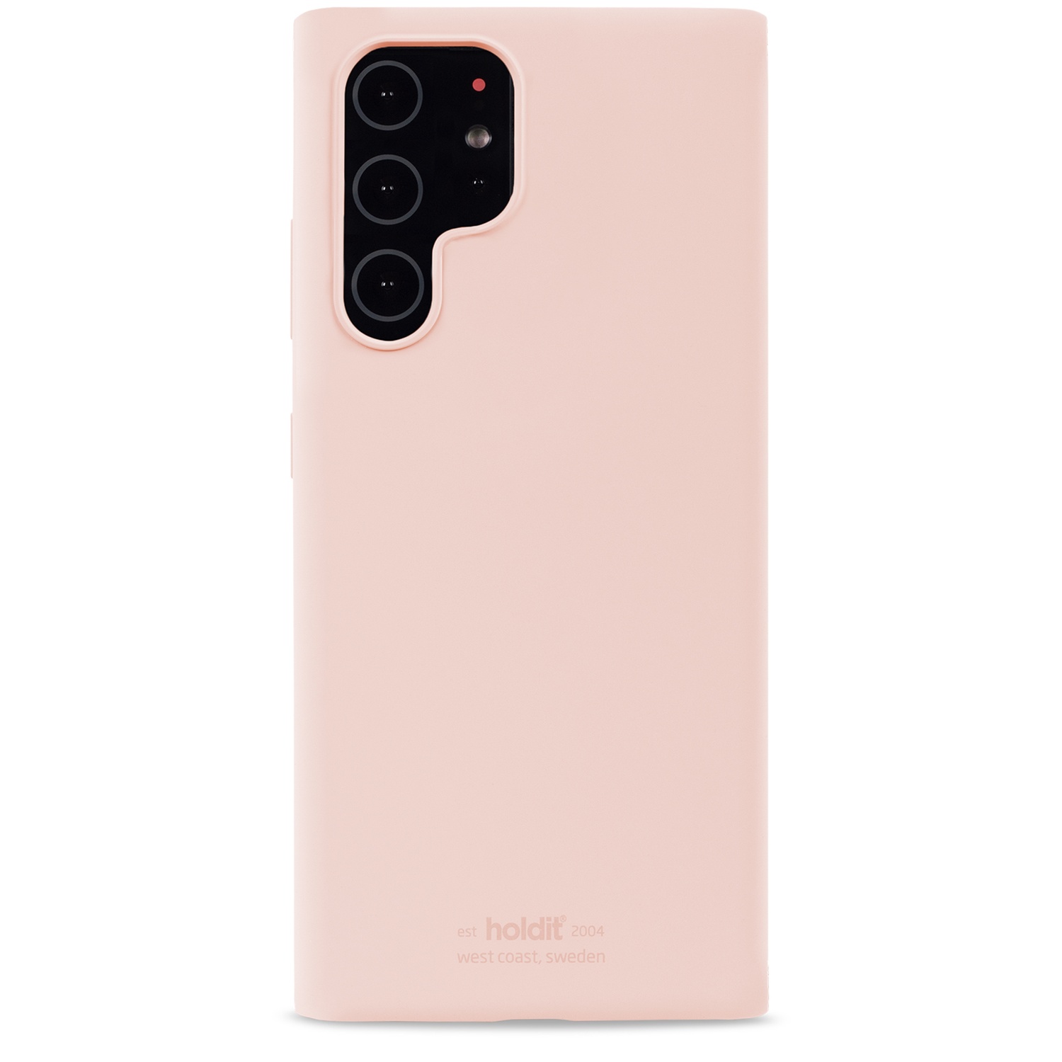 holdit Samsung Galaxy S22 Ultra Mobilskal Silikon Blush