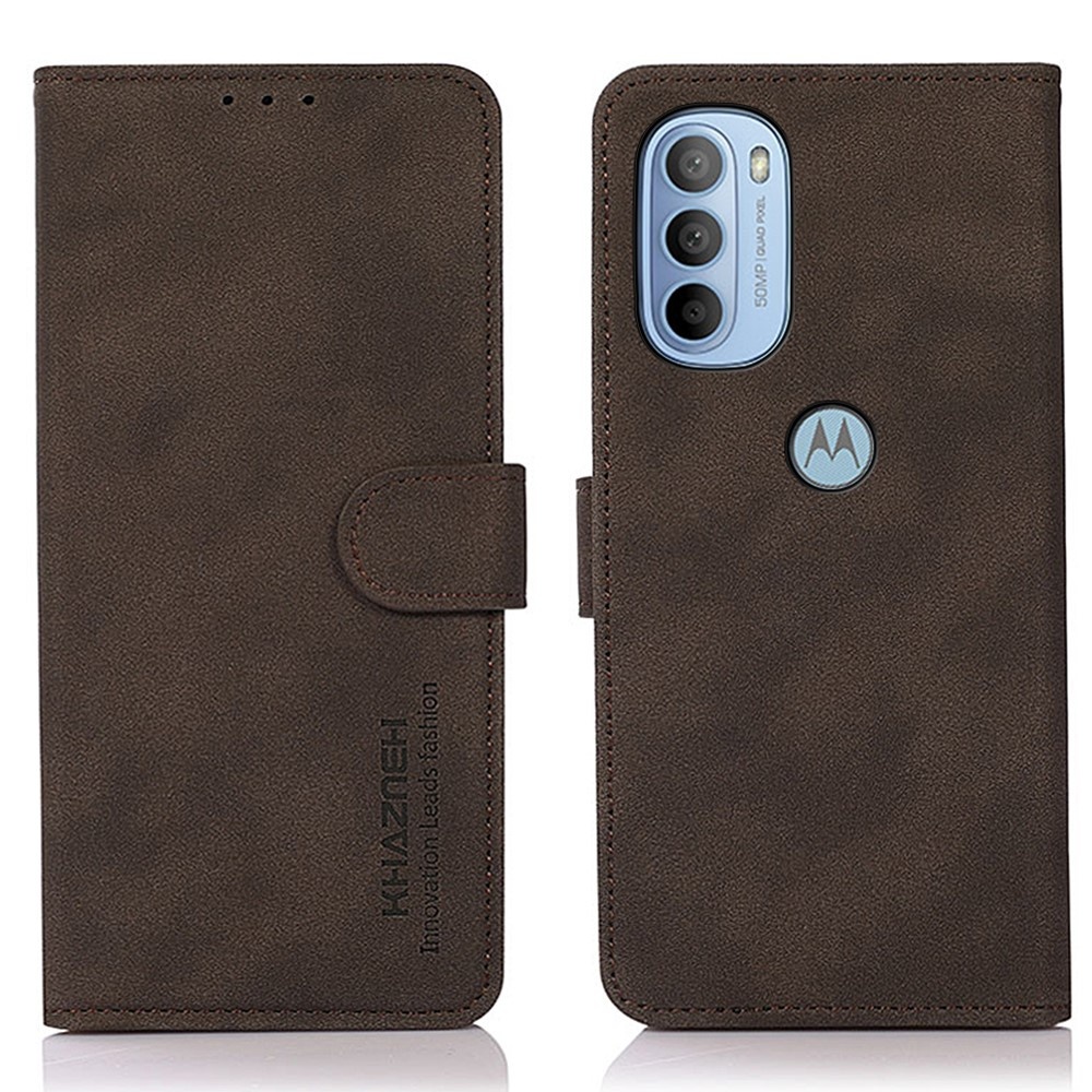 KHAZNEH Motorola Moto G31 / G41 Fodral Retro Läder